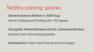 Help out your clients by adding all nearby parking spaces to your website. 